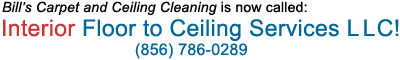 Bill's carpet & ceiling cleaning logo