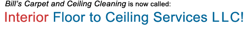 Bill's carpet & ceiling cleaning logo